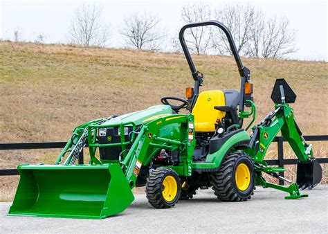 small landscaping tractors w backhoe